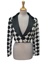 Vanessa Gounden Claudia Formal Jacket - Black/White