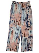 Solene Ladies Detailed Pants - Pink/Blue