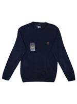 Rocce Mens Knitted Pullover - Navy
