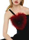 Vanessa Gounden Ladies Sabrina Jumpsuit - Black/Red