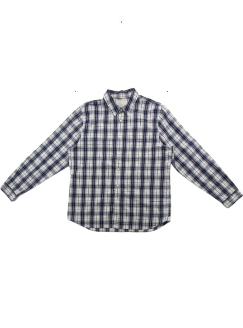 CHECK DETAILED LONG SLEEVE SHIRT  -A1