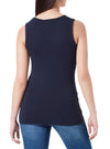 BASIC SLEEVELESS STRETCH TEE