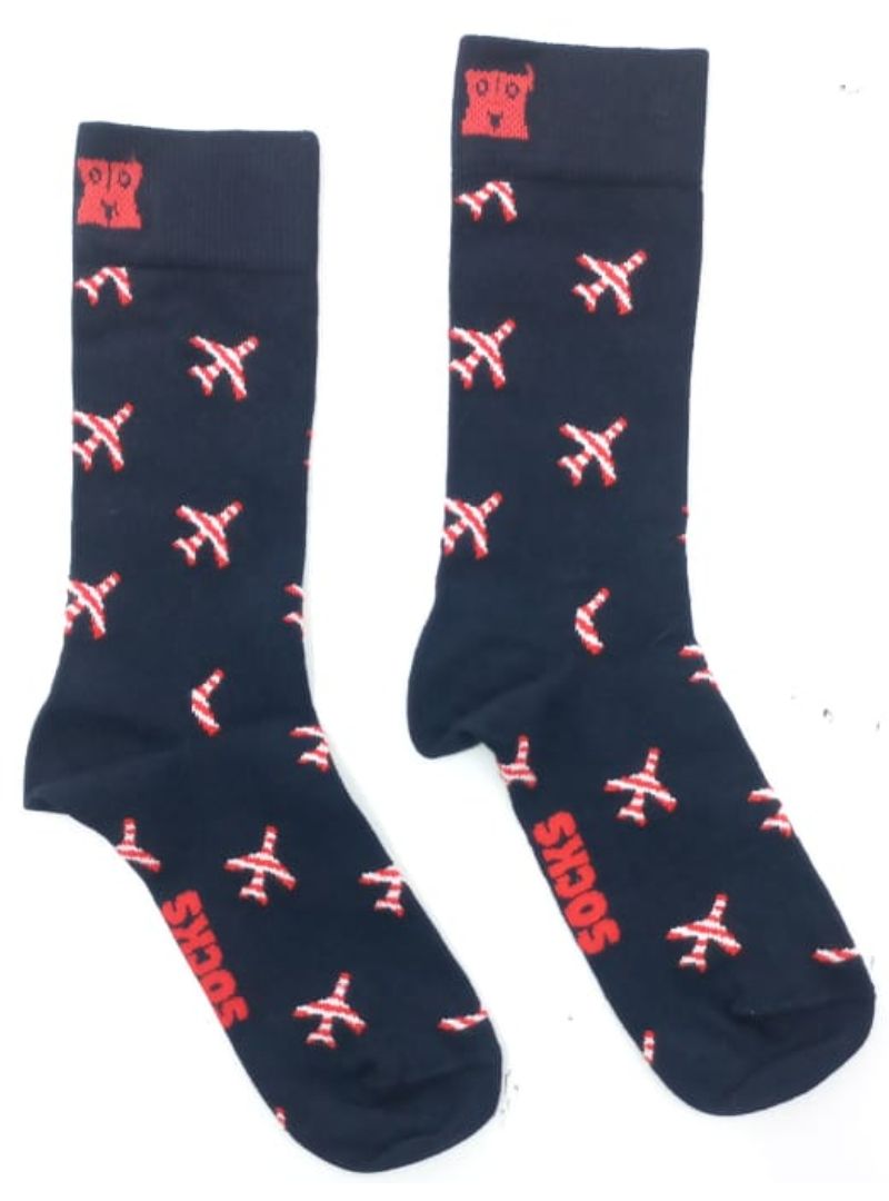 PLANE DETAILED SOCKS