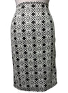 International Brand Ladies Patterned Skirt - Black/Grey