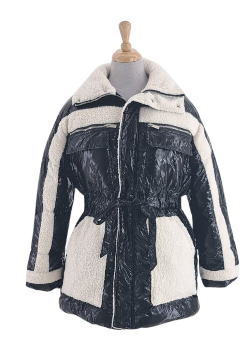 WOOL DETAILED PUFFER JACKET