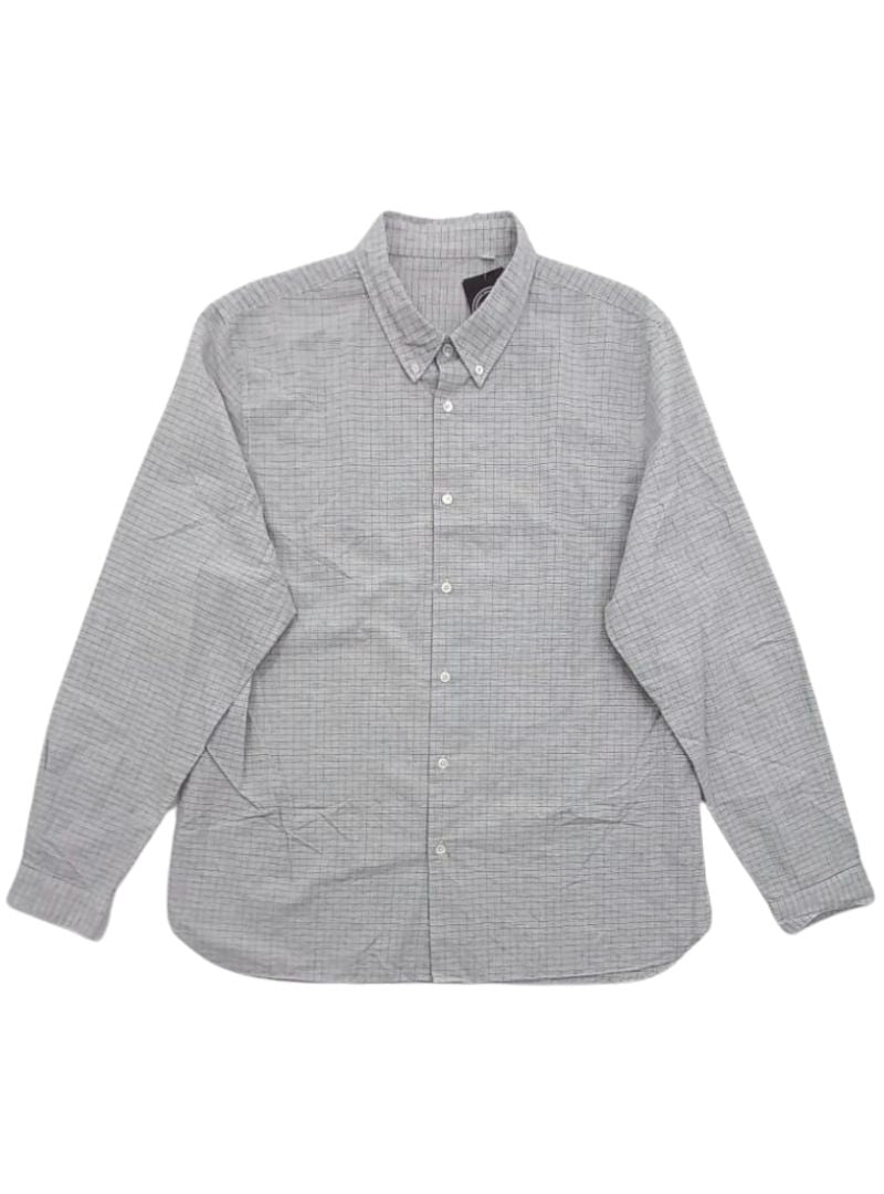 LONG SLEEVE BUTTON UP CHECKER SHIRT