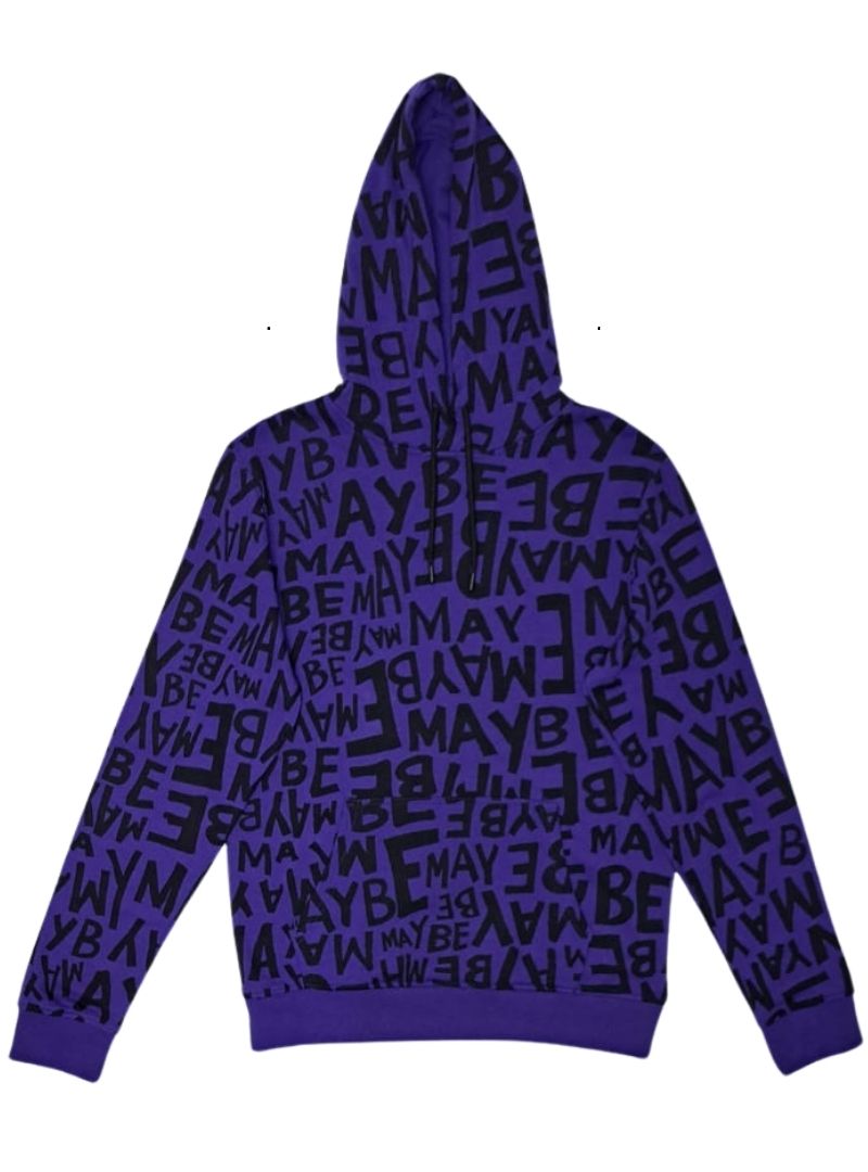 Terranova Mens Detailed Hoody - Purple
