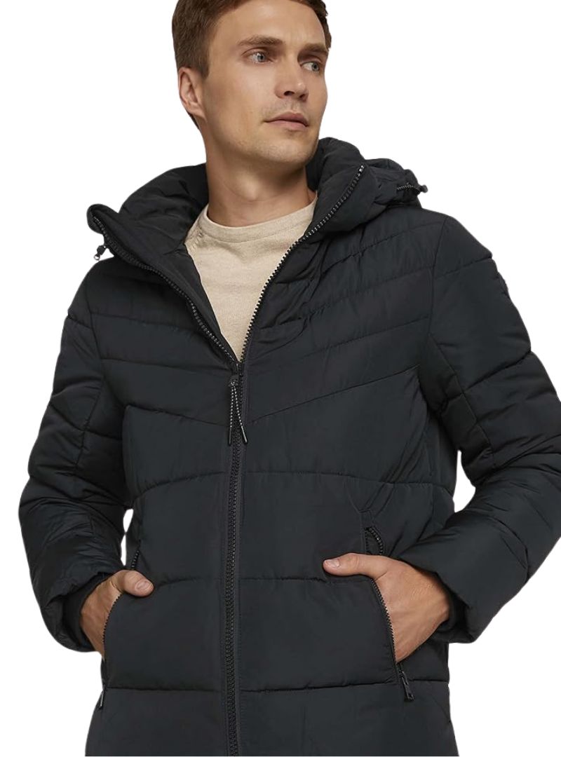 HOODED PUFFER JACKET