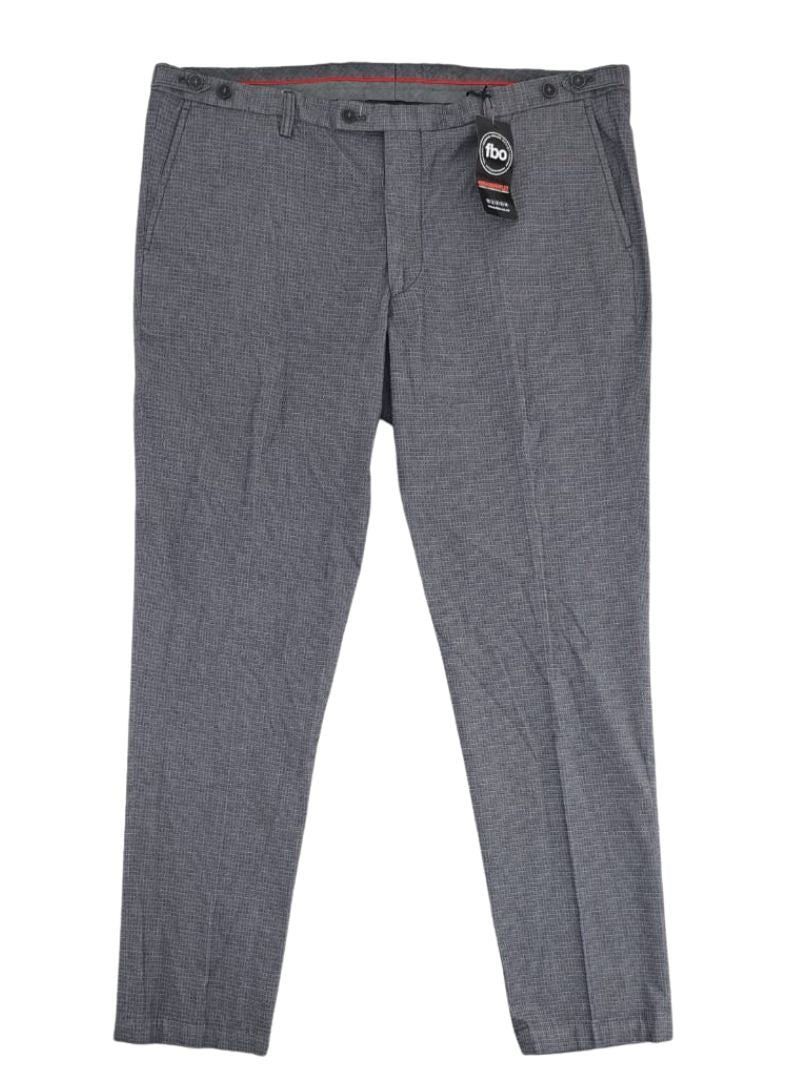 PATTERNED TEXTURED FORMAL TROUSER