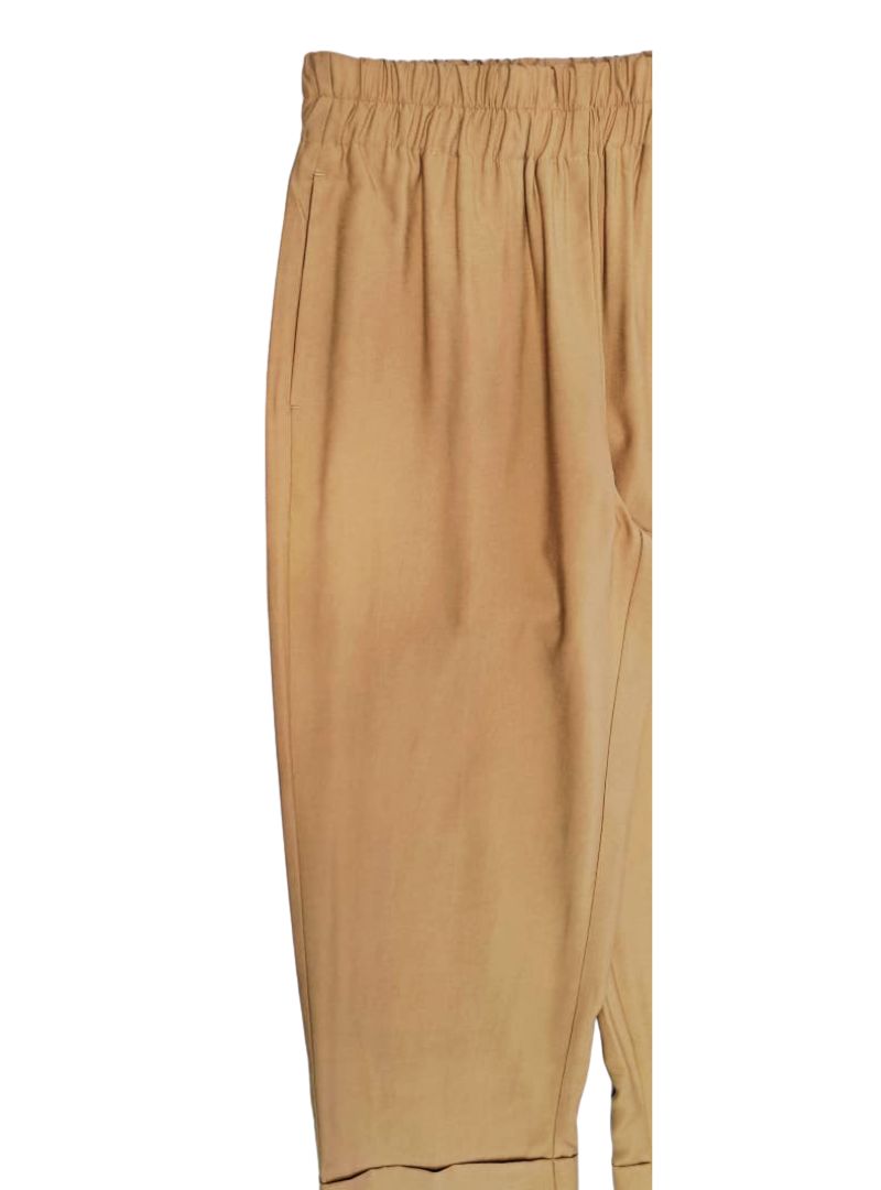 Lascana Ladies High Waist Casual Trouser - Khaki