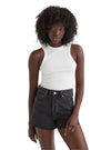 BLACK VINTAGE DENIM SHORTS