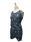Ada Gatti Ladies Detailed Jumpsuit - Blue/White/Green