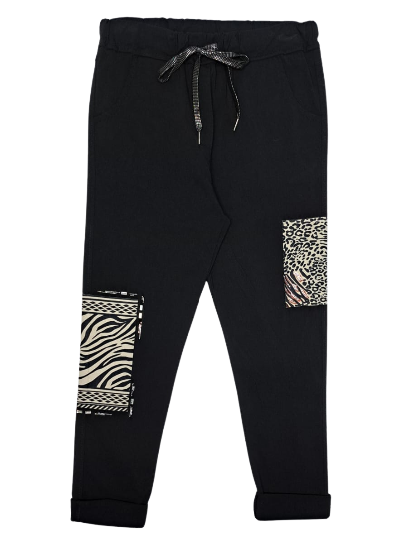 Made In Italy Ladies Eva Pants - Black