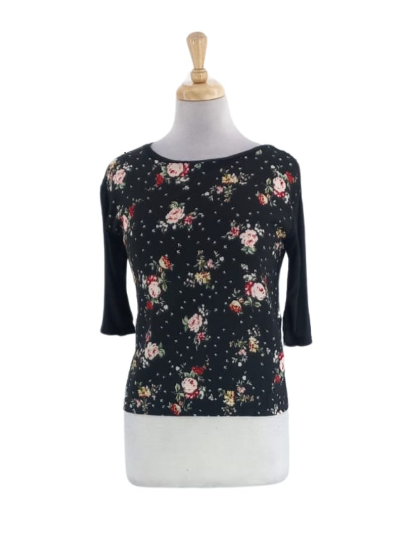 FLORAL DETAILED COMDO BLOUSE