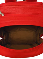 Ditsibi Genuine Leather Backpack - Red