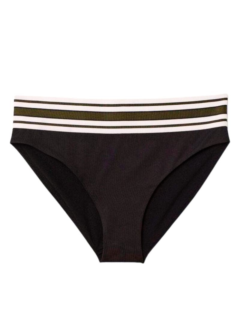 STRIPED BAND BIKINI BOTTOM