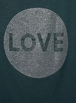 TEXTURED ''LOVE'' TEE