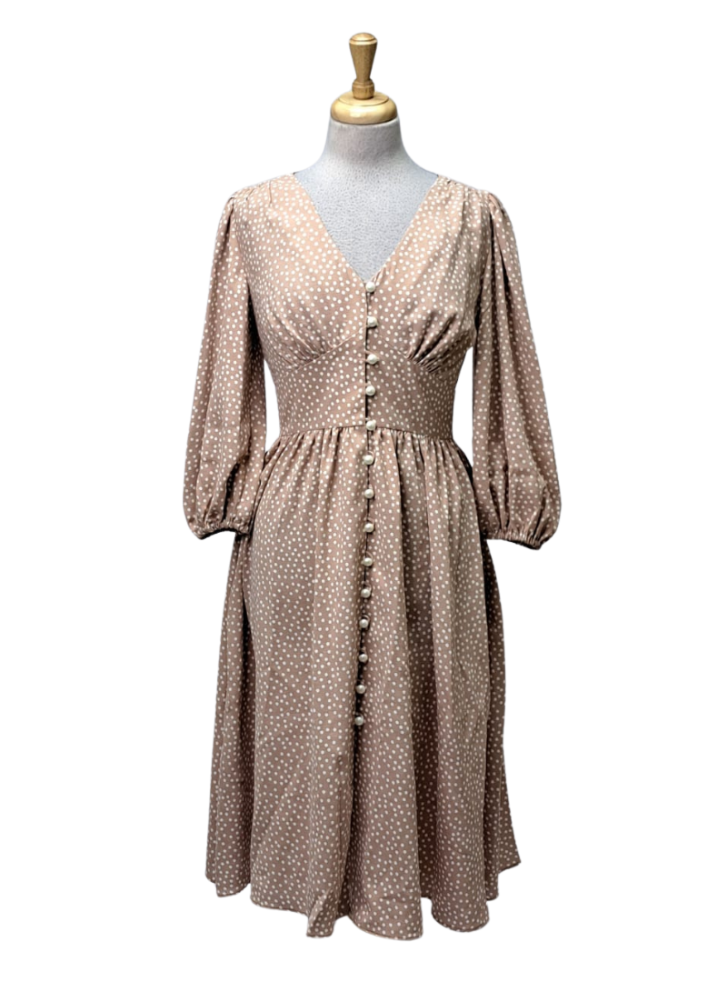 Vanessa Gounden Hayat Dress - Beige