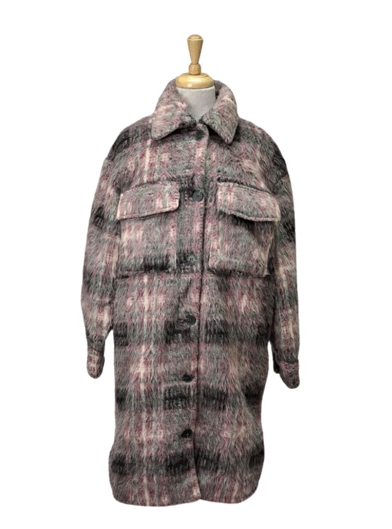 Scout Ladies Flannel Shirt Jacket - Grey