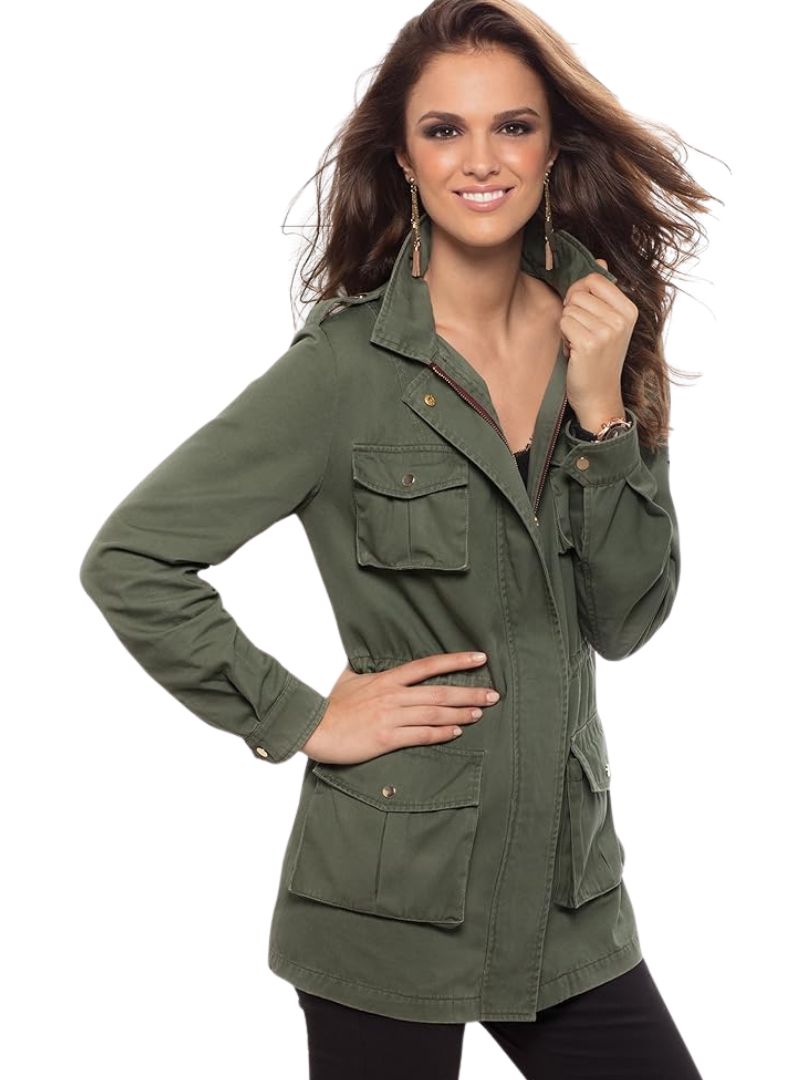 MILITARY LOOK 4 POCKET JACKET