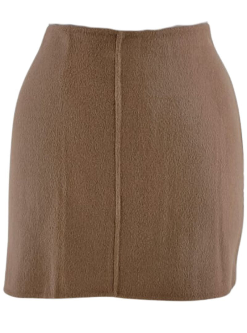 WOOL BLEND MINI SKIRT