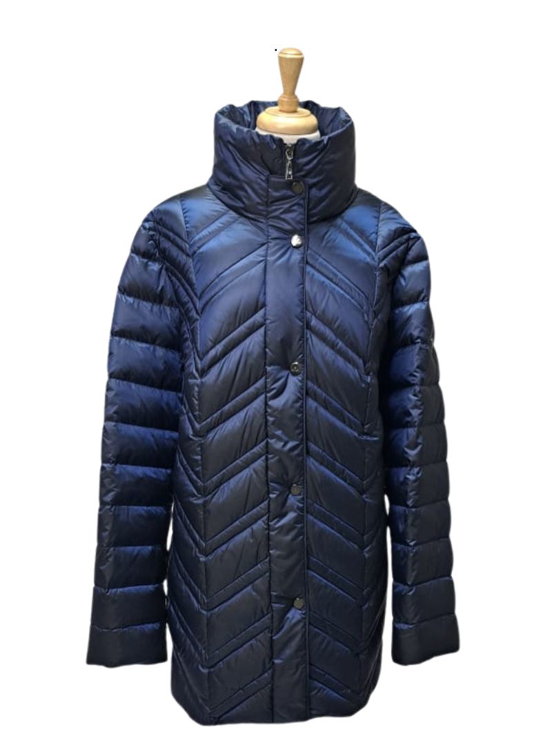 Basler Ladies Light Weight Puffer Jacket - Navy/Black