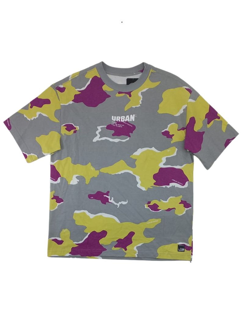 PRINT DETAIL CAMOUFLAGE T-SHIRT