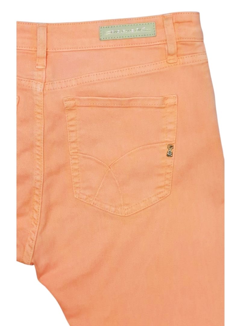 Gas Denim Ladies Straight Fit Jean - Peach