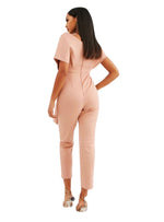 FALLEN SHOULDER SCUBA JUMPSUIT
