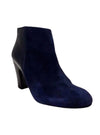 SUEDE ZIP UP ANKLE BOOTS