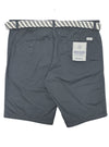 Mcneal Mens Formal Shorts With Belt - Grey