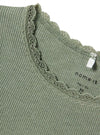 Name It Kids Rib Long Sleeve Top - Green