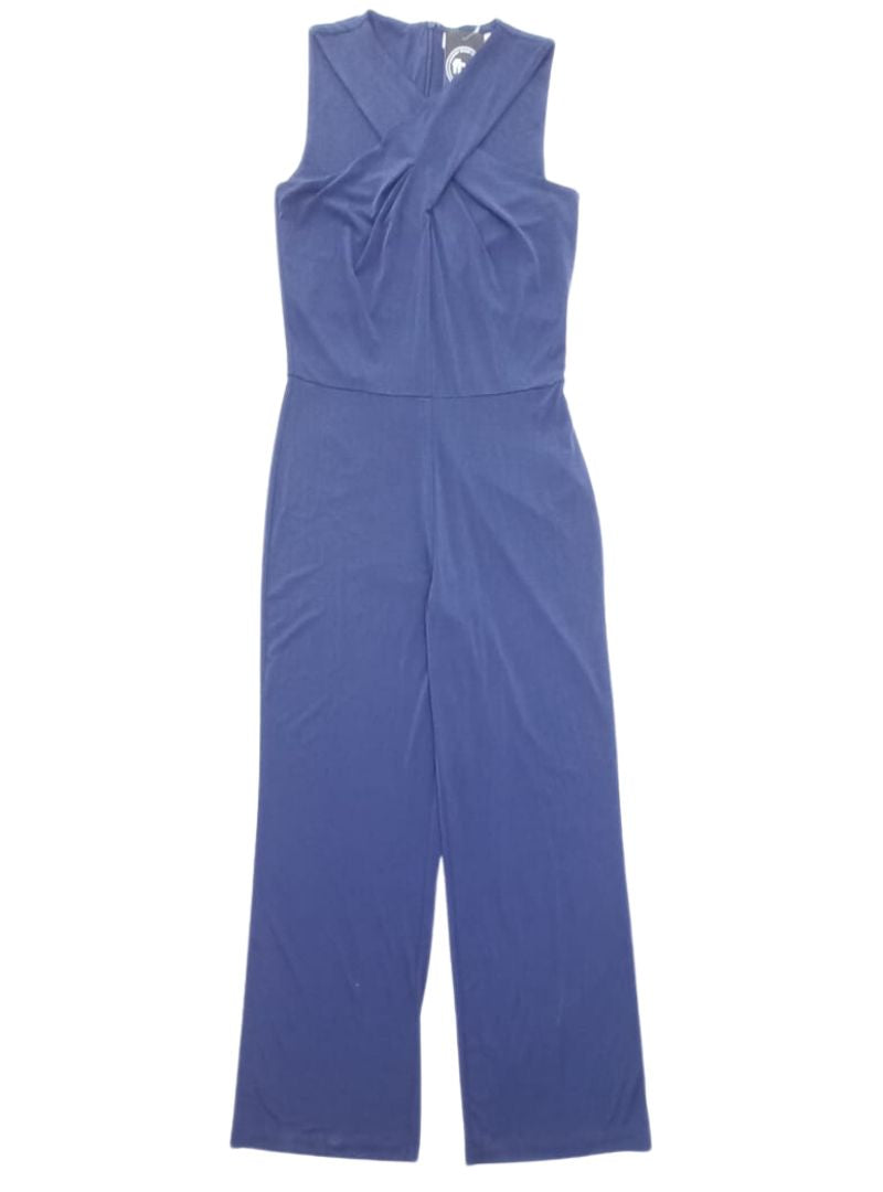 CROSSED NECKLINE JUMPSUIT