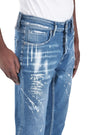 SPLASHED DENIM JEANS