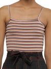 DETAILED STRIPED BODYSUIT TOP