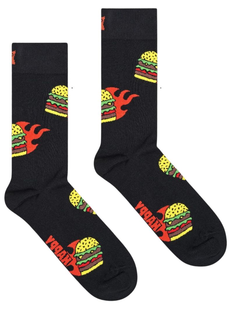 FLAMING BURGER SOCKS