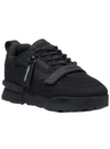 Urbanart Mens Play 2 Faux Nubuck Mesh Sneaker - Black