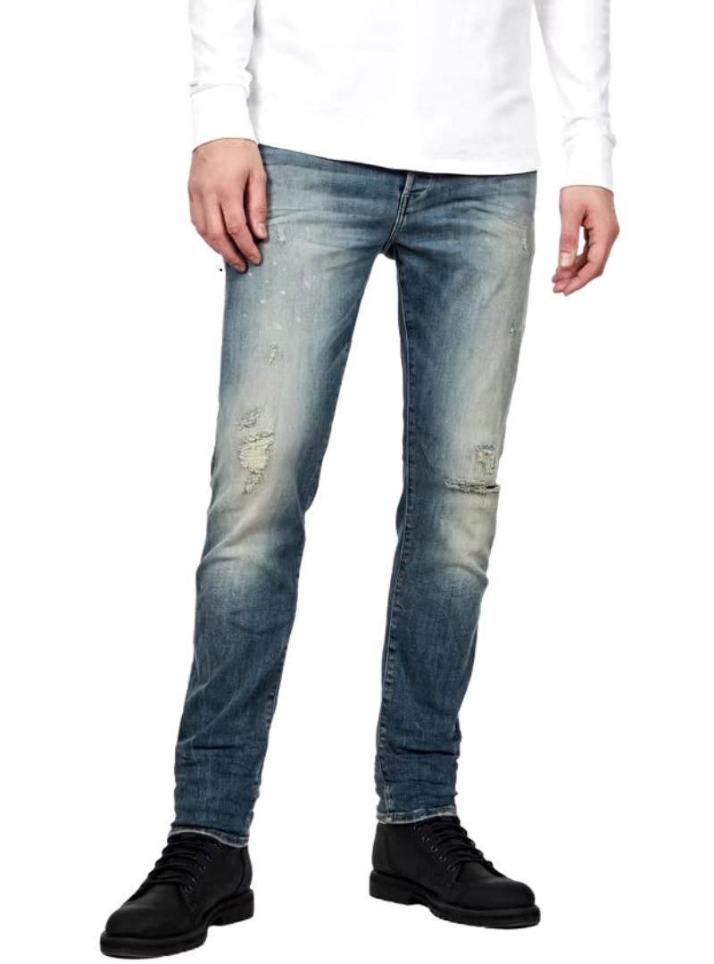 RIPPED DETAILED SLIM DENIM JEAN