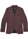 Jack & Jones Mens Formal Jacket - Maroon