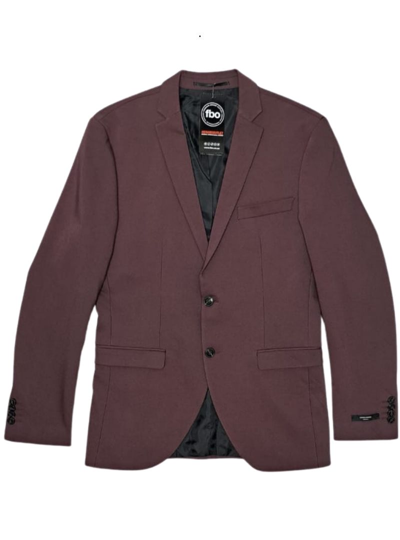 Jack & Jones Mens Formal Jacket - Maroon