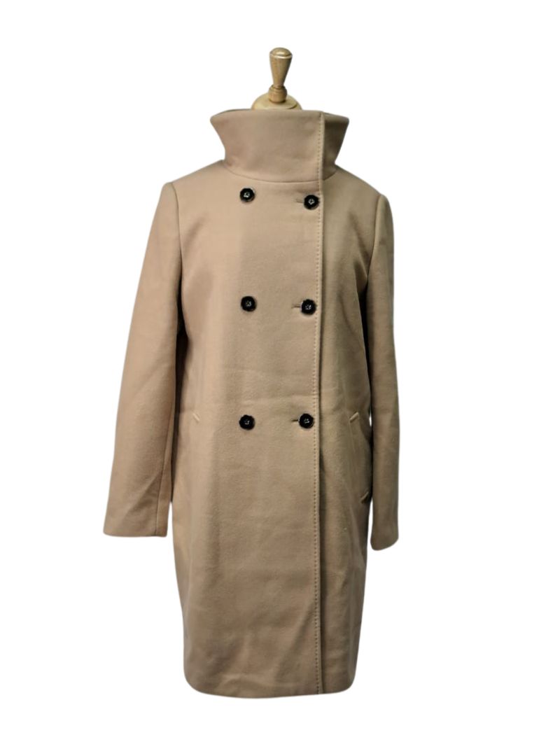 S.oliver Ladies Double Buttoned Coat - Beige