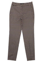 PATTERNED SKINNY FIT TROUSER