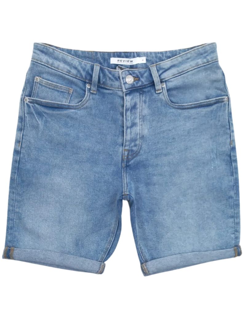 MEDIUM WASHED DENIM SHORTS