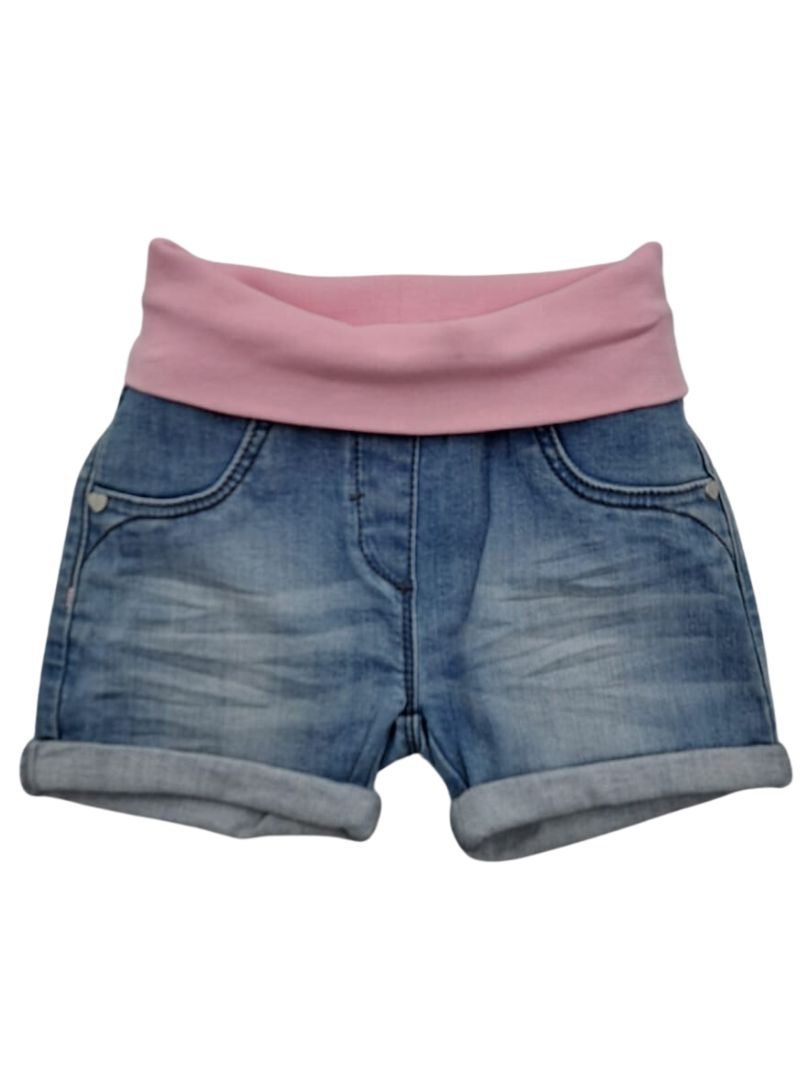 BAND DENIM SHORTS