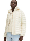 HOODED LIGHT WEIGHT PUFFER JACKET