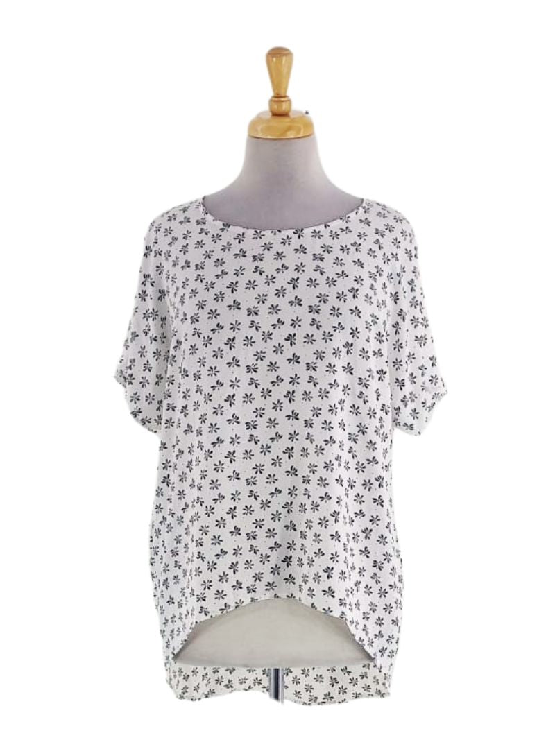 PRINTED CASUAL BLOUSE