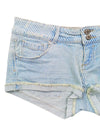 STRIPED DENIM SHORT