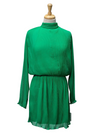 Asos Design Ladies Pleated Dress - Green