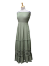 Vivance Ladies Smocked Dress - Green