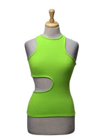 Leger Ladies Cut-Out Detail Top - Green